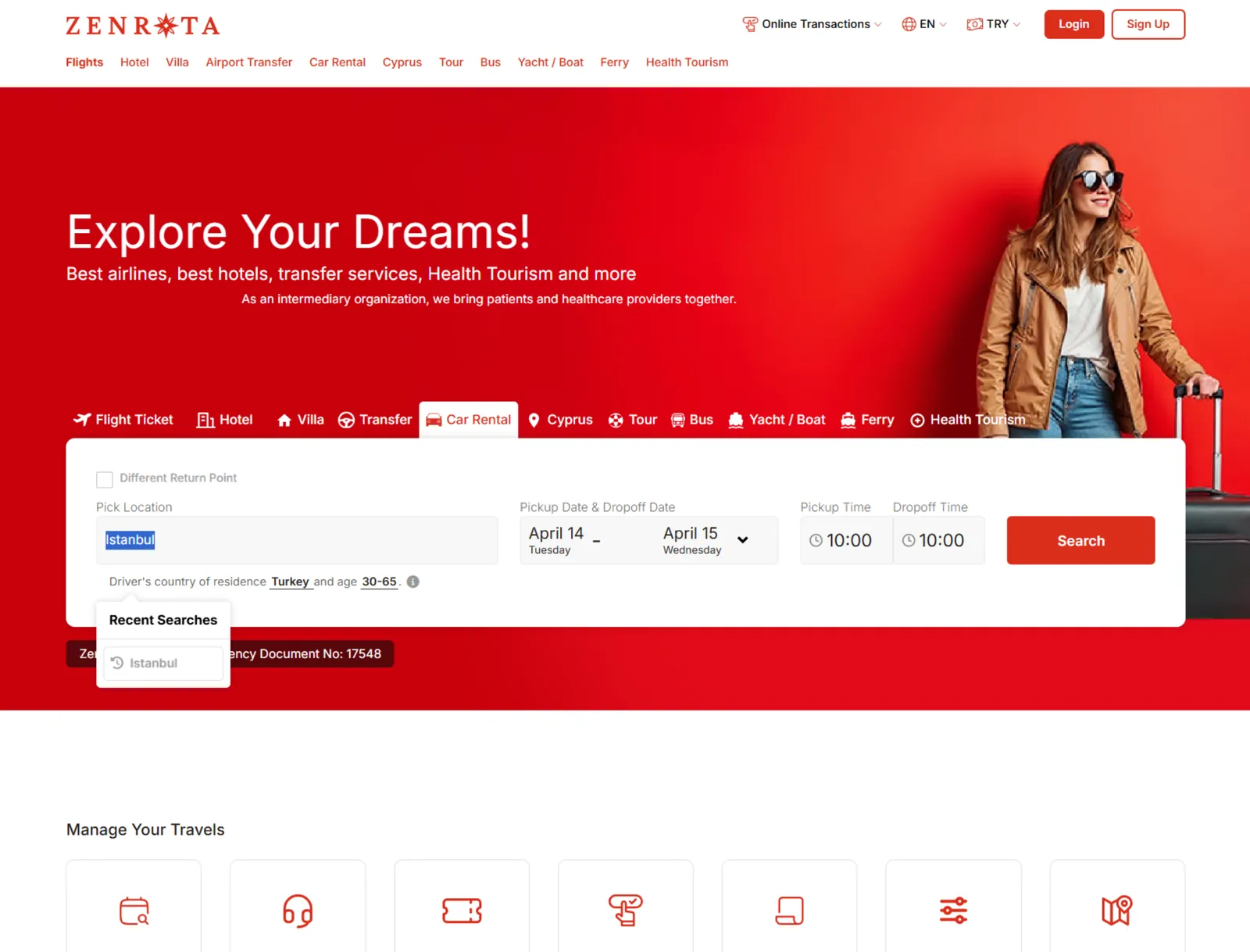 Car Rental Software